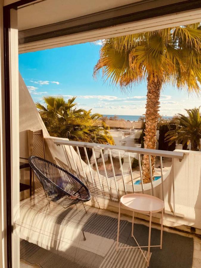 Le Cali, P2 Cabine Dans Une Residence Avec Piscine, Vue Mer Et Parking Prive La Grande-Motte Exterior foto